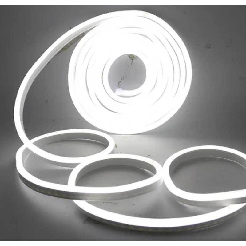 Силиконовая лента LED NEON Белый 5м 12V-220V /0719
