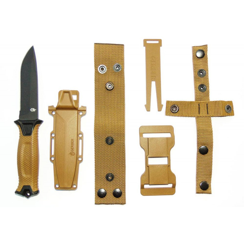 Нож охотничий Gerber Хаки 539-3, 25см, 11см