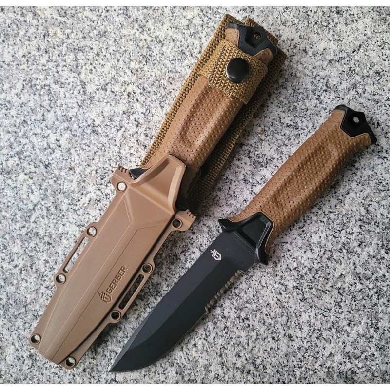 Нож охотничий Gerber Хаки 539-3, 25см, 11см