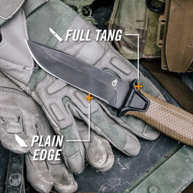 Нож охотничий Gerber Хаки 539-3, 25см, 11см