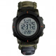 Годинники наручні SKMEI 1213AG, PARACORD, ARMY GREEN BIG SIZE, Компас, термометр, кресало, 10464