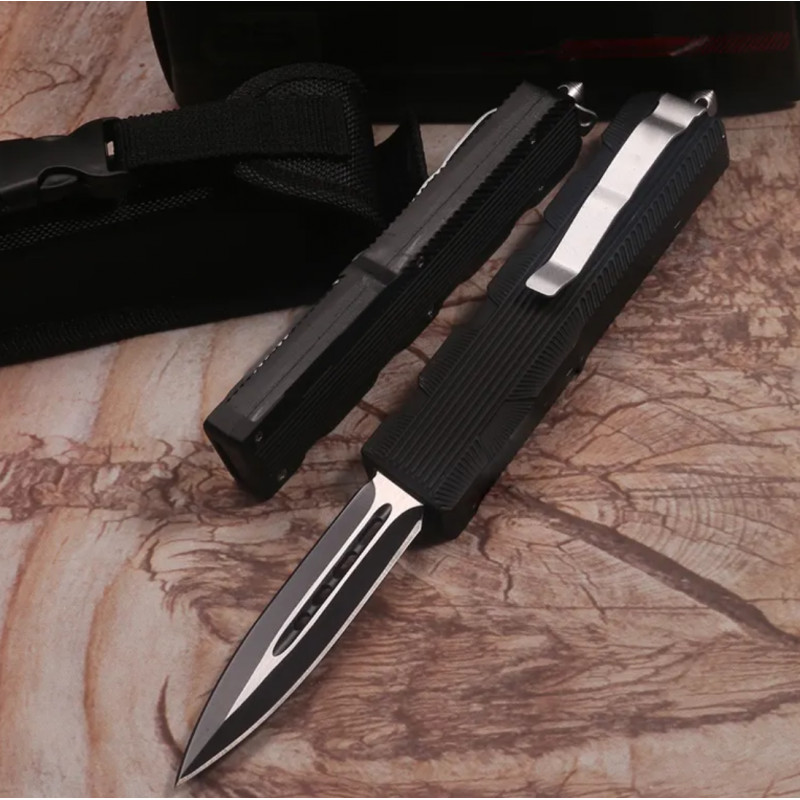Нож выкидной фронтальный MicroTech 357-3