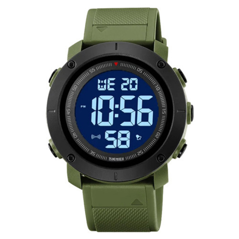 Часы наручные SKMEI 2122AGWT, ARMY GREEN-WHITE, 9787