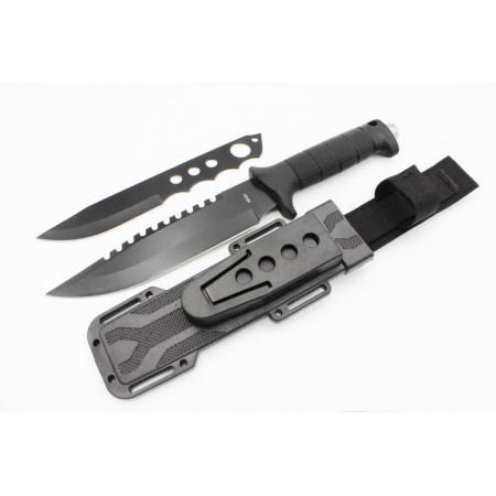 Ніж мисливський + метальний ніж Columbia MF-021 / 32 см / 17 см