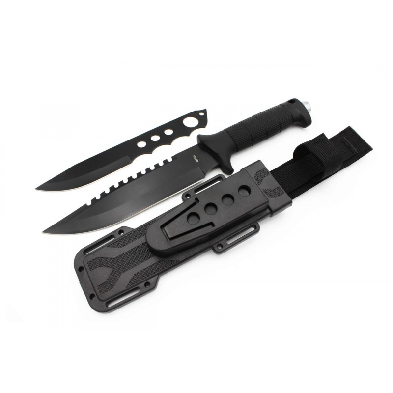 Ніж мисливський + метальний ніж Columbia MF-021 / 32 см / 17 см