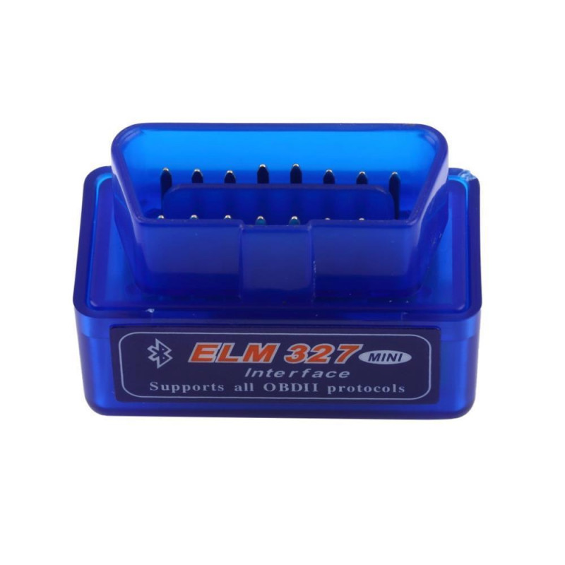 Автомобільний діагностичний сканер АВТОСКАНЕР OBD2 ELM 327 BLUETOOTH /синій, 2713/ ОДНА ПЛАТА /