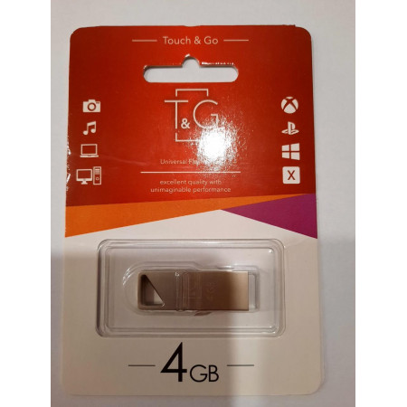 USB флеш накопитель T&G металл серия 4GB/ TG111-4G (Гарантия 3 года)