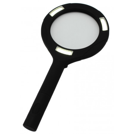 Лупа з підсвіткою Magnifier 419, COB, 82 мм