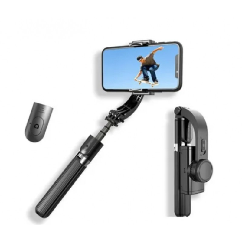 Стабілізатор телефону Gimbal L08. Штатив тримач телефону з Bluetooth пультом дистанційного керування