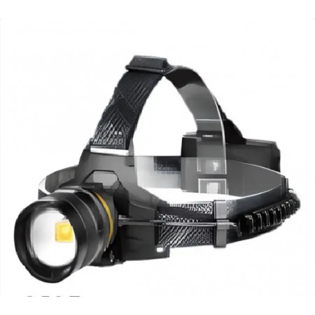 Налобный фонарь Bailong BL-8076-2-GT100, 2x18650, зум, ЗУ microUSB