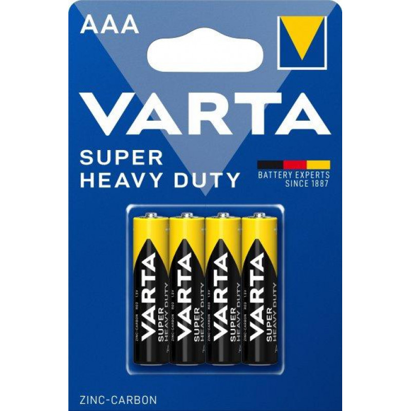 Акумулятор Varta R3/AAA / Super Heavy Duty / Блістер