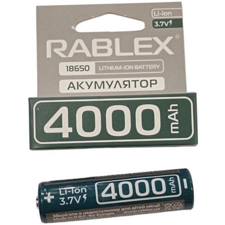 Аккумулятор Rablex 18650 Li-ion 4000mAh Li-ION 3.7v