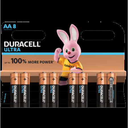Батарейка Duracell Ultra LR6/AA цена за 1 шт (блистер – 8 шт.)