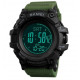Часы наручные SKMEI 1356AG, ARMY GREEN, Compass, 9748