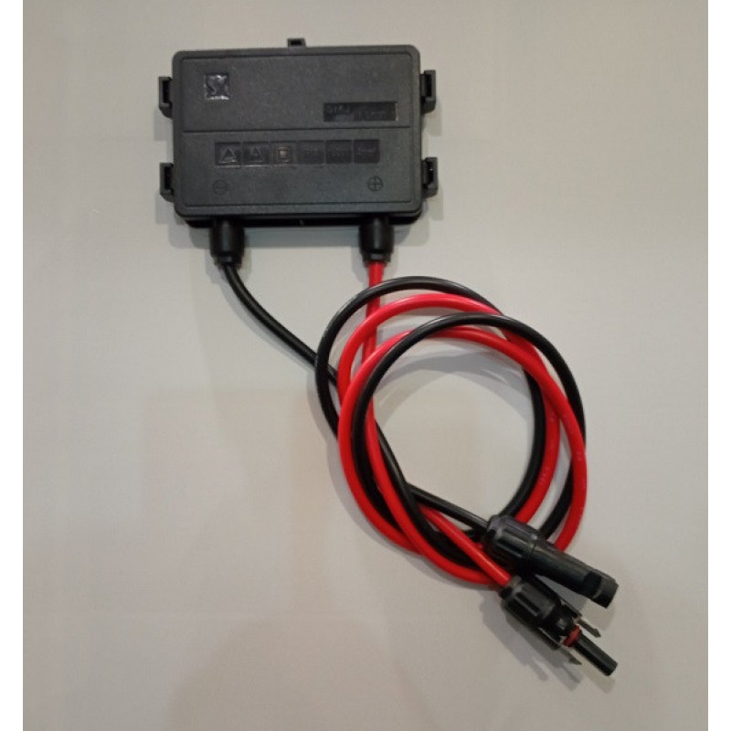 Сонячна панель SOLAR PANEL SA-100 / 2466 / 120*58*3 / індикація V і A / верх скло, 18V 100W