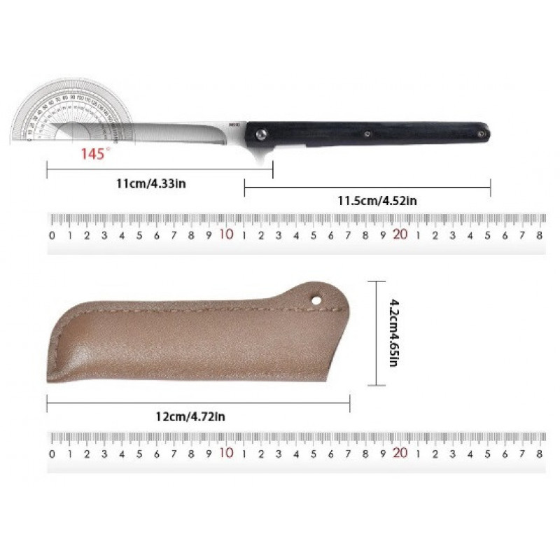 Ніж складаний Aiboduo Tanto Black