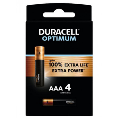 Батарейка Duracell Optimum LR3/AAA 4 шт