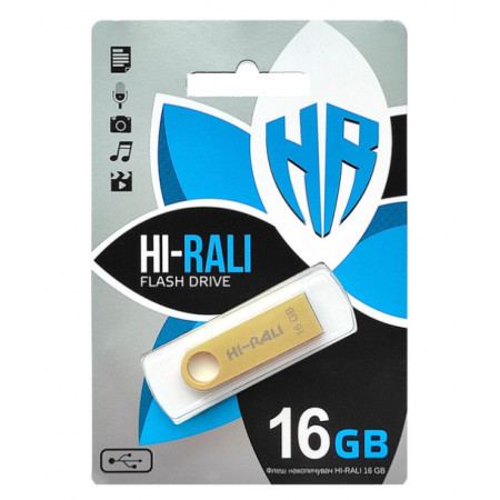 USB флеш накопитель Hi-Rali 16GB/ HI-16GBSHGD (Гарантия 3 года)