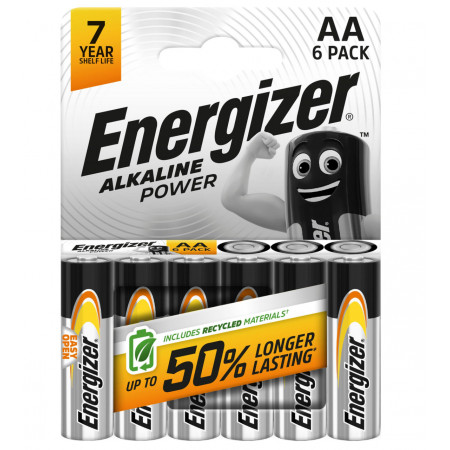 Батарейка Energizer LR6/AA Alkaline/блистр 6 шт.