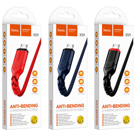 Кабель USB HOCO X59 microUSB