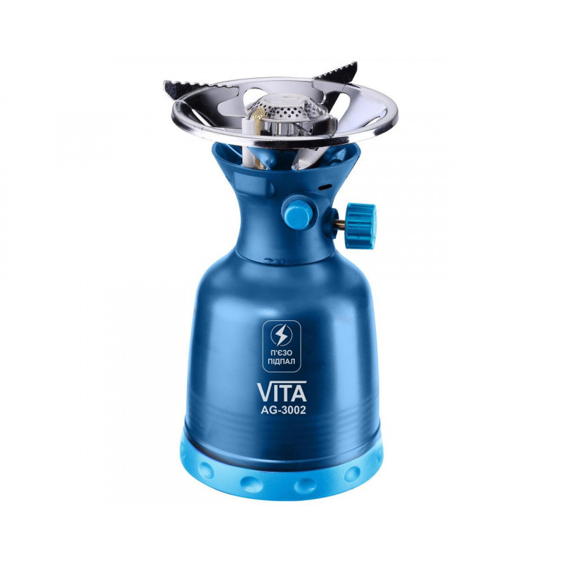 Газовий туристичний примус Даринка з п'єзопідпалом Vita Корея AG-3002
