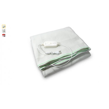 Електропростирадло з сумкою electrik blanket 150*120 біле / 5712