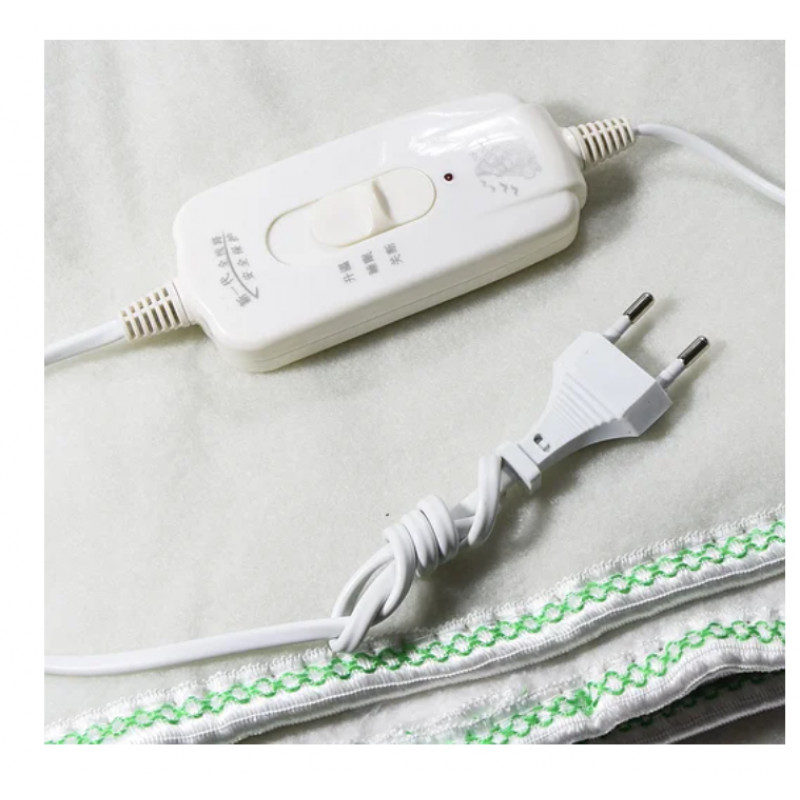 Електропростирадло з сумкою electrik blanket 150*120 біле / 5712