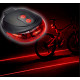 Велосипедний задній фонарик мигалка на батарейках BL-118 BIKE LIGHT+LASER / 2064