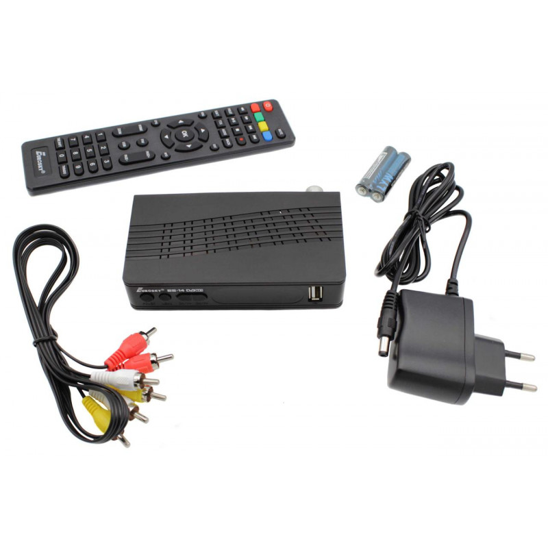 ТВ-приймач тюнер Eurosky ES-14 / DVB-T 2 (Гарантія 1 рік)