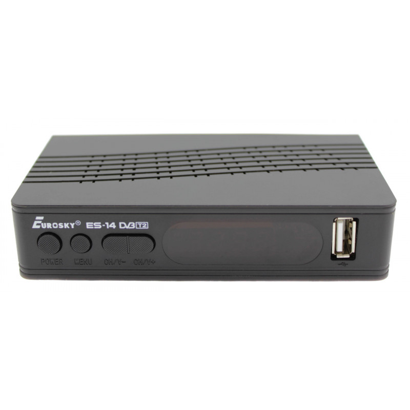 ТВ-приймач тюнер Eurosky ES-14 / DVB-T 2 (Гарантія 1 рік)
