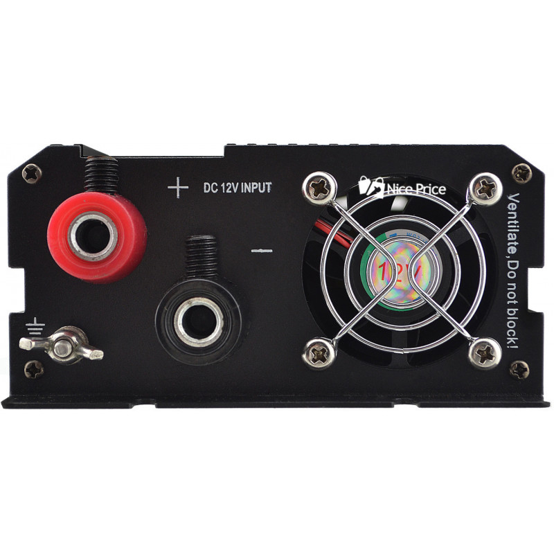 Инвертор преобразователь Профессиональный UKC 12V-220V RCP-1000W + USB/4144