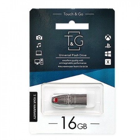 USB флеш накопитель T&G металл серия 16GB/ TG115 (Гарантия 3 года)