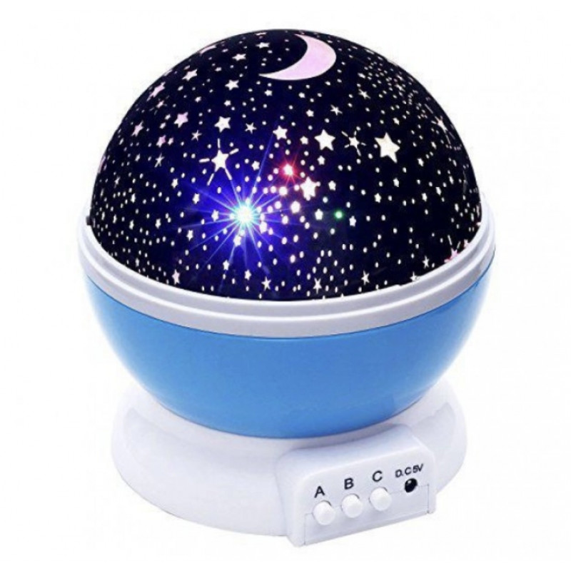 Нічник настільний світильник проектор Star Master USB, BIG, 4767