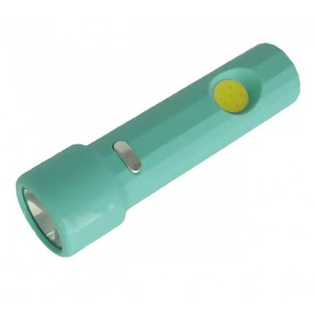 Ручний ліхтар Yajia YJ-8932, Акумулятор, MicroUSB, 1LED+COB, бічне підсвічування