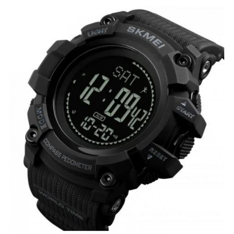 Годинники наручні SKMEI 1356BK, BLACK, Компас, 9749