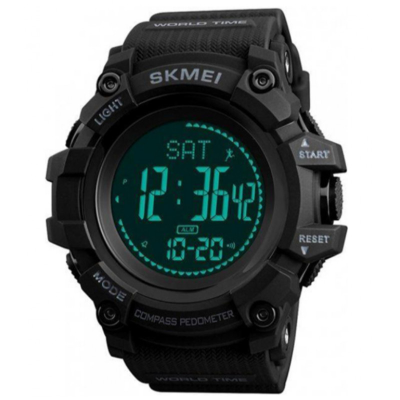 Годинники наручні SKMEI 1356BK, BLACK, Компас, 9749