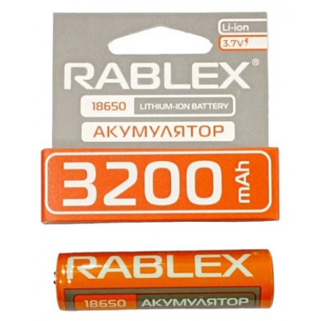 Аккумулятор Rablex 18650 Li-ion 3200mAh Li-ION 3.7v