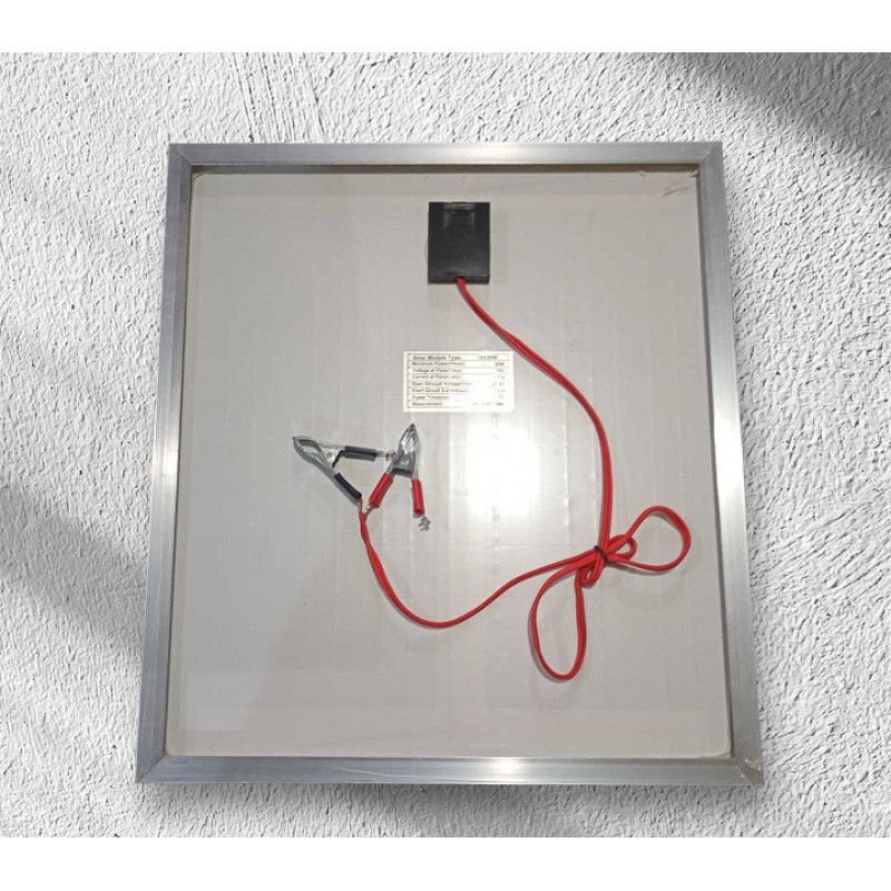 Сонячна панель SOLAR PANEL 18V20W розм. 295х430х17 мм