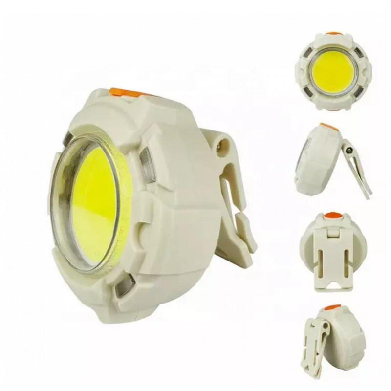 Налобный фонарь CY-2026-B-COB, 2LED красный, 2LED синий, Li-Ion аккумулятор, ЗУ Type-C
