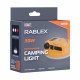 Ліхтар для кемпінгу Rablex RB561, холодний + теплий + червоний світло, 30 W, акумулятор,