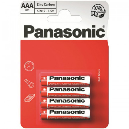 Батарейка Panasonic R3/AA/солевая