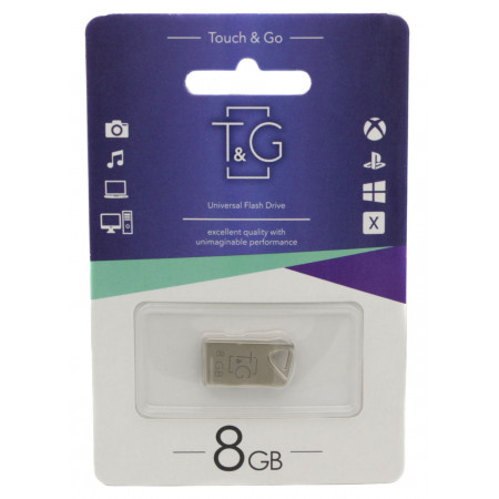 USB флеш накопитель T&G металл серия 8GB/ TG109-8G (Гарантия 3 года)
