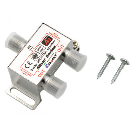 Спліттер Eurosky Splitter 1/2-way Power Pass 2500МГц (з пропуском живлення)