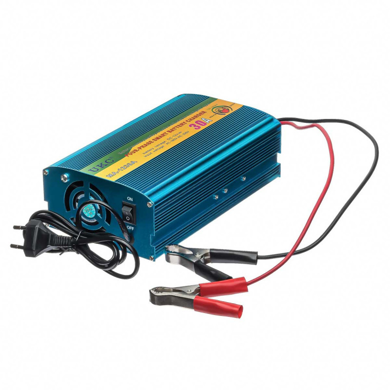 Зарядний пристрій для акумулятора UKC BATTERY CHARGER 30A MA-1230A пристрій-автомат інвертор / 1890