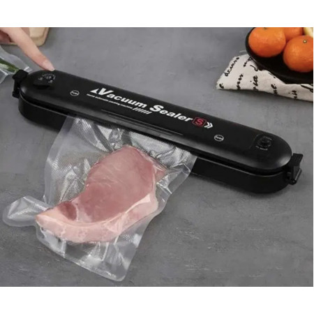 Машинка для вакуумування та запаювання пакетів ВАКУУМАТОР ECG Keep Freshness 8226, чорний / 8226