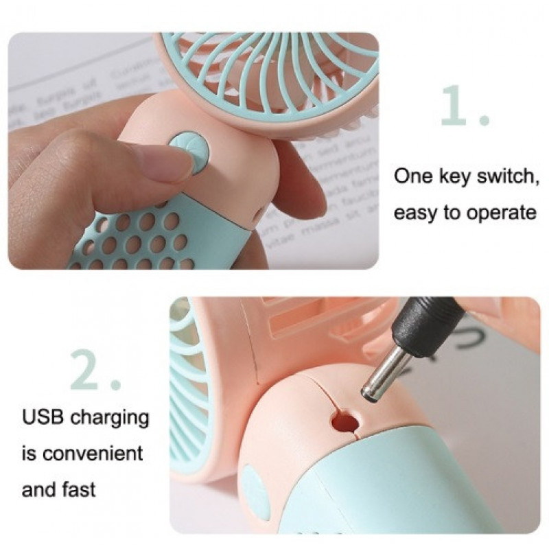 Вентилятор ручний міні - вентилятор з акумулятором Mini Fan Z8, 1436