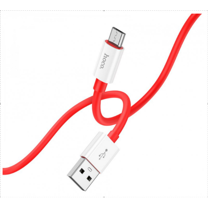 Кабель USB HOCO X87 Magic силиконовый MicroUSB