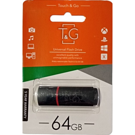USB флеш накопитель T&G 64GB/ TG011-64GBBL (Гарантия 3 года)