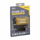 Налобний ліхтар Rablex RB981, жовтий + білий + червоний, 3хT6+4хCOB, Sensor, акум, Type-C