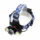 Налобный фонарь WD130, 2х18650, ЗУ microUSB, T6+Cob, Zoom